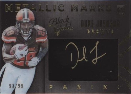 2015 Panini Black Gold Duke Johnson #MM-DU