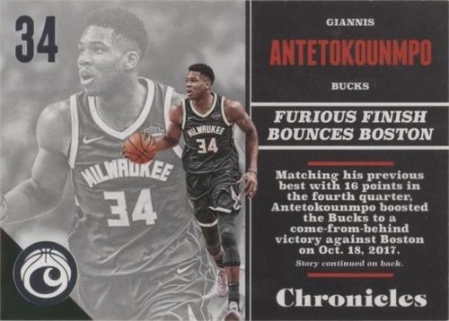 2017-18 Panini Chronicles - Giannis Antetokounmpo #53