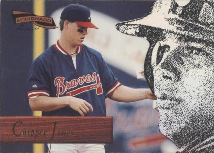 1996 Pinnacle Aficionado - Chipper Jones #127