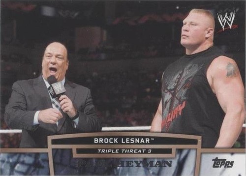 2013 Topps WWE - Brock Lesnar #TT8-3