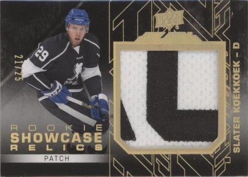 2015-16 UD Black - Slater Koekkoek #RSR-SK