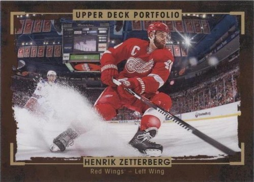 2015-16 Upper Deck Portfolio - Henrik Zetterberg #105