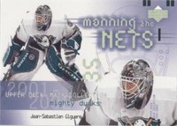 2001-02 Upper Deck Mask Collection - Jean-Sebastien Giguere #101