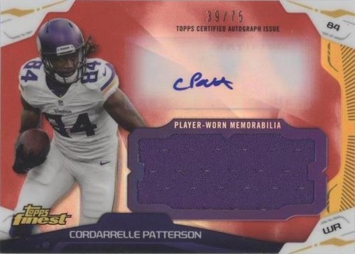 2014 Topps Finest Cordarrelle Patterson #AJR-CP