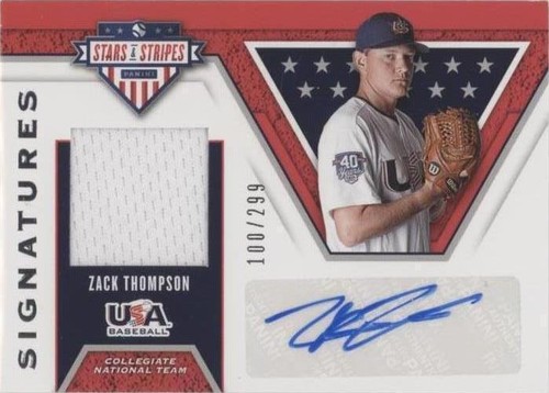 2019 Panini USA Baseball Stars & Stripes - Zack Thompson #S-ZT