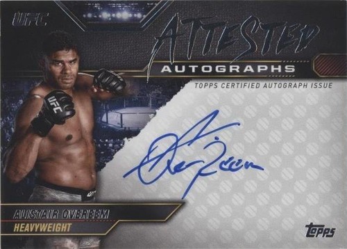 2024 Topps UFC Knockout - Alistair Overeem #ATT-AOM