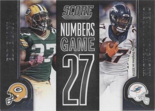 2014 Score Eddie Lacy Knowshon Moreno #NG30