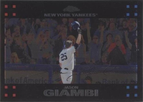 2007 Topps Chrome - Jason Giambi #59