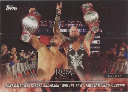 2018 Topps WWE Road to Wrestlemania - Karl Anderson Luke Gallows #11