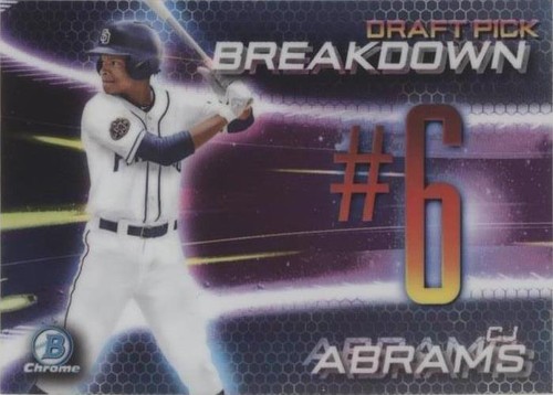 2019 Bowman Draft - C.J. Abrams #BSB-CA