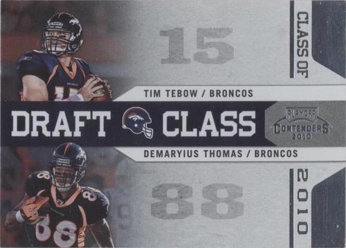 2010 Playoff Contenders Demaryius Thomas Tim Tebow #12