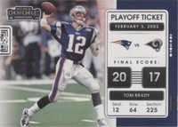 2021 Panini Contenders Tom Brady #PLT-TBR