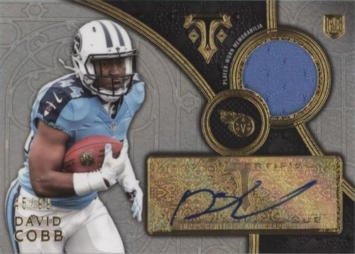 2015 Topps Triple Threads David Cobb #TTRAR-DC