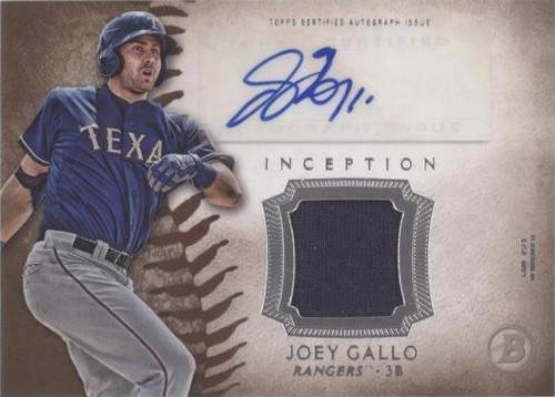 2015 Bowman Inception - Joey Gallo #IAR-JG