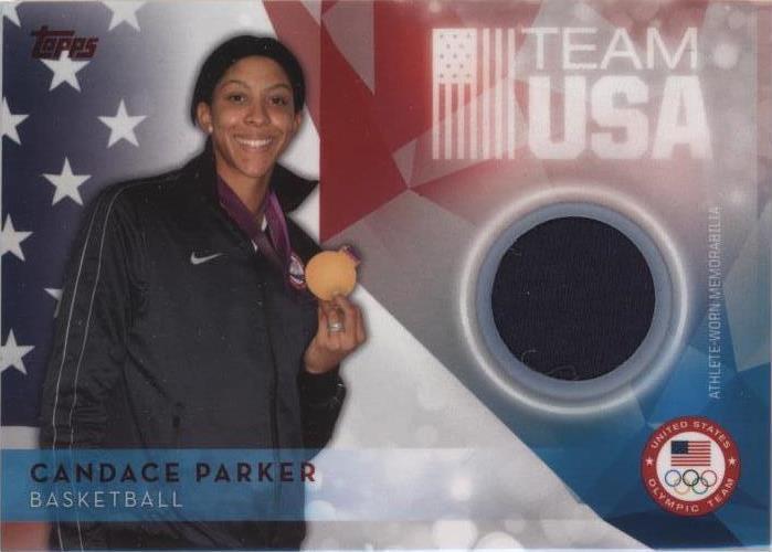 2016 Topps U.S. Olympic & Paralympic Team and Hopefuls - U.S. Team Relics #USOTR-CP Candace Parker (MEM)