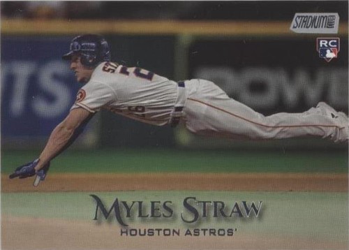 2019 Topps Stadium Club - Myles Straw #140