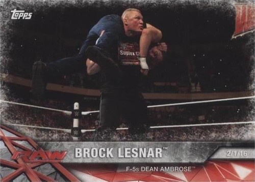 2017 Topps WWE Road to Wrestlemania - Brock Lesnar #19