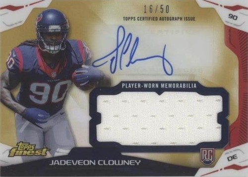 2014 Topps Finest Jadeveon Clowney #AJR-JC