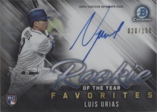 2019 Bowman - Luis Urias #ROYFA-LU
