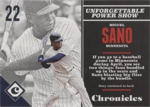 2017 Panini Chronicles - Miguel Sanó #37