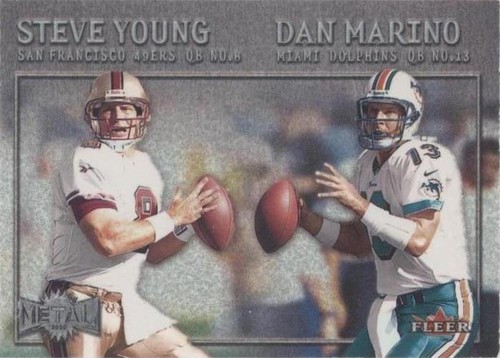 2000 Fleer Metal Dan Marino Steve Young #200