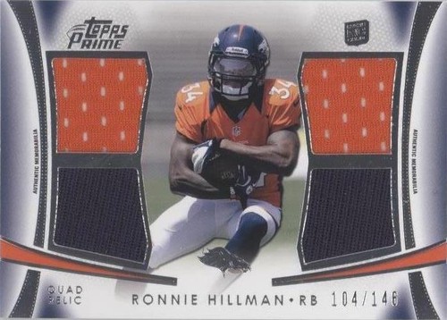 2012 Topps Prime Ronnie Hillman #QR-RH