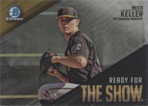 Mitch Keller /99 AUTO 2019 GREEN REFRACTOR Rookie RC & 2014 1st 