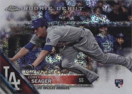 その他 COREY SEAGER Topps Chrome auto blue 2025 Topps Heritage Corey Seager #412 SP Blue Chrome