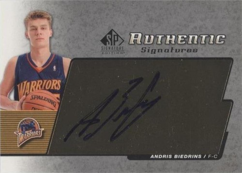 2004-05 SP Signature Edition - Andris Biedrins #AS-AB