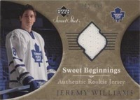 2006-07 Upper Deck Sweet Shot - Jeremy Williams #156
