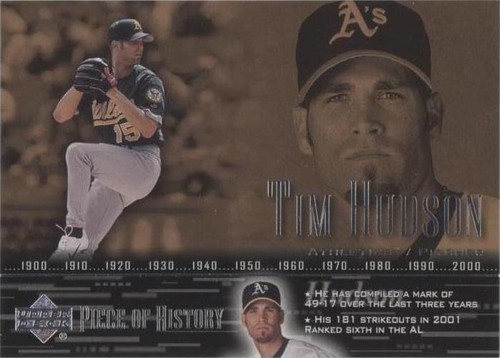 2002 Upper Deck Piece Of History - Tim Hudson #5