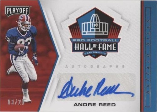 2019 Panini Playoff Andre Reed #HOF-AR