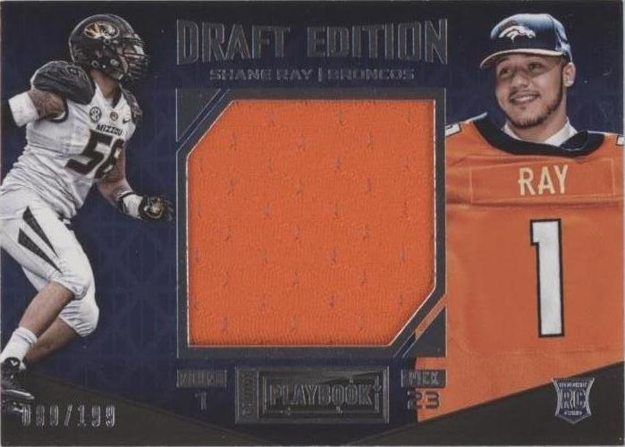 2015 Panini Playbook Shane Ray #DE-SR