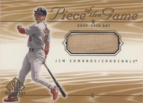 2001 SP Game Bat Edition - Jim Edmonds #JE