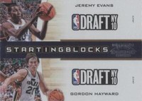 2010-11 Playoff Contenders Patches - Gordon Hayward/Jeremy Evans #13
