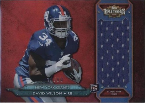 2012 Topps Triple Threads David Wilson #TTRJR-14