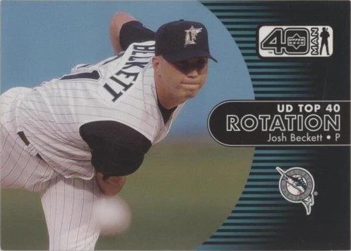 2002 Upper Deck 40 Man - Josh Beckett #1154
