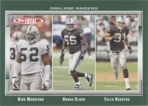 2006 Topps Total Danny Clark Kirk Morrison Tyler Brayton #144