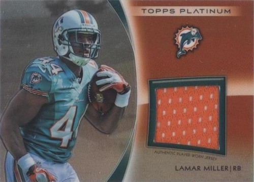 2012 Topps Platinum Lamar Miller #PRR-LM