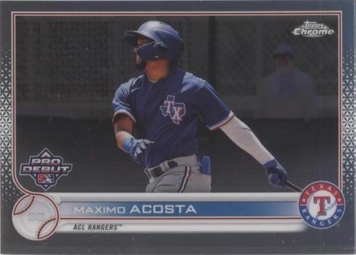 2022 Topps Pro Debut - Maximo Acosta #PDC-151