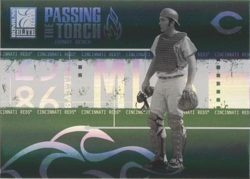 2005 Donruss Elite - Johnny Bench #PT-18