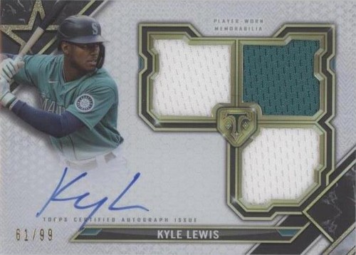 2021 Topps Triple Threads - Kyle Lewis #RFPAR-KLE