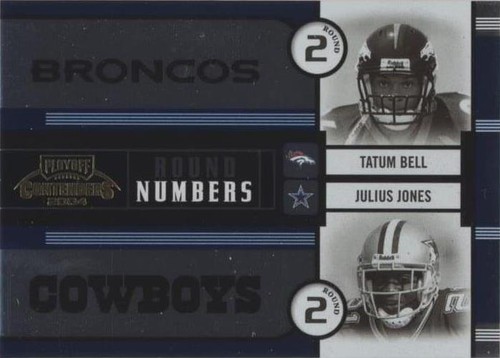 2004 Playoff Contenders Julius Jones Tatum Bell #RN-7