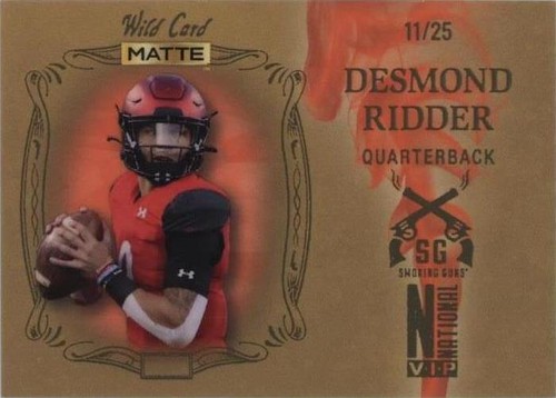 2022 Wild Card MATTE National Convention Desmond Ridder #SGN-3