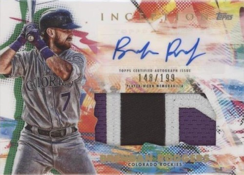 2020 Topps Inception - Brendan Rodgers #IAP-BR