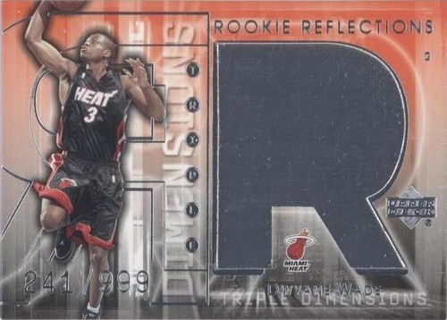 2003-04 Upper Deck Rookie Exclusives # 5 Dwyane Wade Card