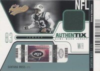 2004 Fleer Authentix Santana Moss #JA-SM