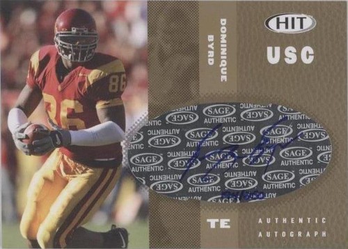 2006 SAGE Hit Dominique Byrd #A43