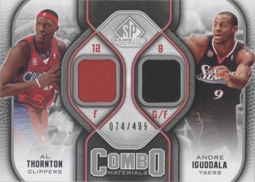 2009-10 SP Game Used - Al Thornton/Andre Iguodala #CM-IT
