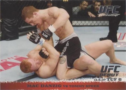 2009 Topps UFC Round 1 - Mac Danzig Tommy Speer #75